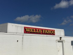 Wells Fargo Bank cleaning and Line striping