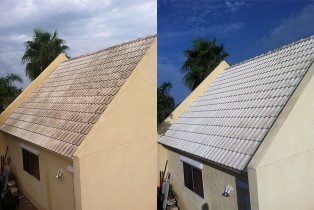 Before & After Roof Cleaning