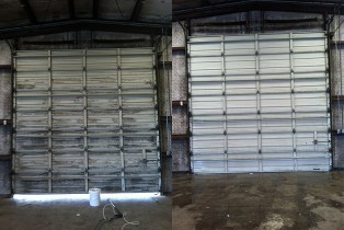Before & After Commercial Door Cleaning