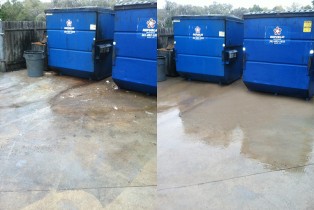 Before & After Dumpster Cleaning
