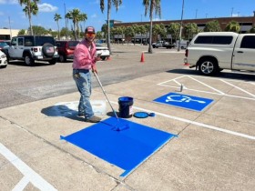 Parking Lot Stenciling
