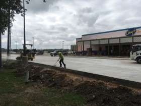 Chuy's Parking Lot Cleaning.