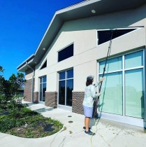 Window Cleaning keeps us busy!