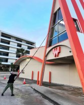 Window Cleaning at Whataburger!