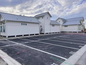 After Parking lot Stenciling